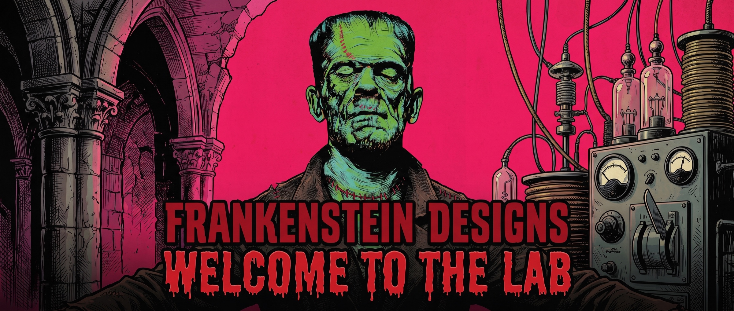 Frankenstein Designs Lab website preview